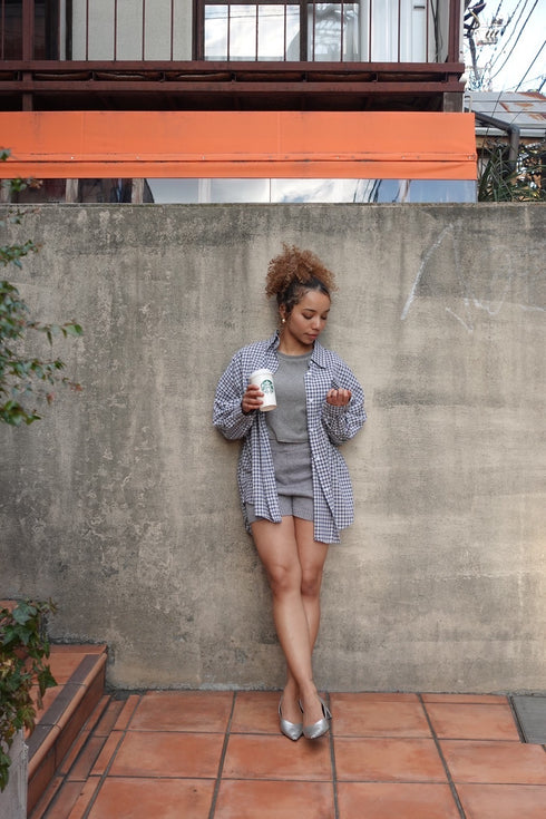 ショートニットパンツ